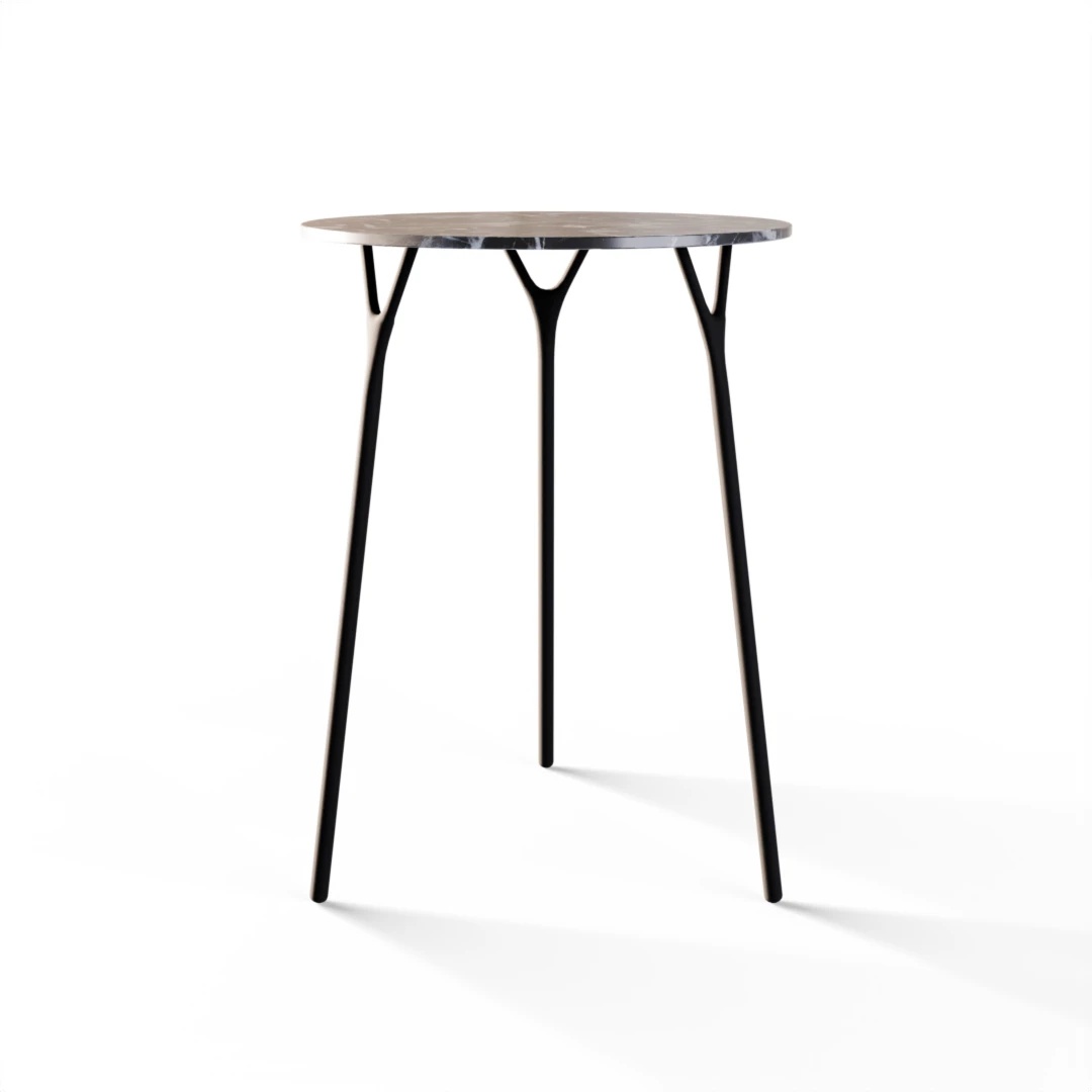 TABLE 2070 » VAN GOGH GREY / MATT BLACK