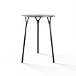 TABLE 2070 » VAN GOGH GREY / BRUSHED BLACK
