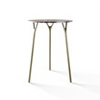 TABLE 2070 » VAN GOGH GREY / BRUSHED GOLD