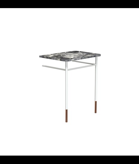 MEUBELSET 2084 » VAN GOGH GREY/MAT WIT/GEPOLIJST KOPER