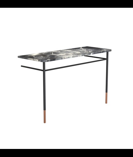 ENSEMBLE DE MEUBLES 2085 » VAN GOGH GREY/NOIR MAT/CUIVRE BROSSÉ