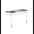 ENSEMBLE DE MEUBLES 2085 » VAN GOGH GREY/BLANC MAT/INOX POLI