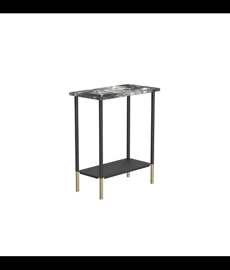 TABLE 2088 » VAN GOGH GREY / MATT BLACK/BRUSHED GOLD