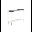 TABLE SET 2089 » VAN GOGH GREY / MATT WHITE/BRUSHED STAINLESS