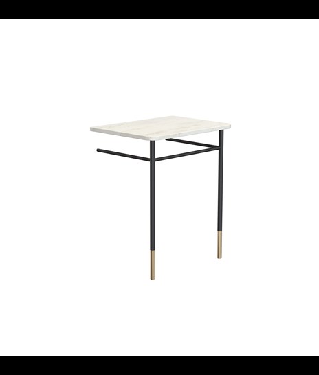 MÖBELSET 3084 » ORIENTAL WHITE/MATT SVART/BORSTAD GULD