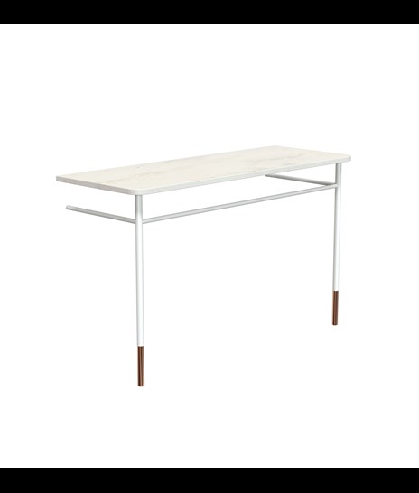 ENSEMBLE DE MEUBLES 3085 » ORIENTAL WHITE/BLANC MAT/CUIVRE POLI