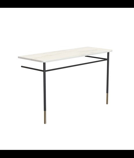 ENSEMBLE DE MEUBLES 3085 » ORIENTAL WHITE/NOIR MAT/DORÉ POLI