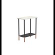 TABLE 3088 » ORIENTAL WHITE / NOIR MAT/CUIVRE BROSSÉ