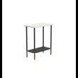 TISCH 3088 » ORIENTAL WHITE / SCHWARZ MATT/KUPFER POLIERT