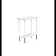 TISCH 3088 » ORIENTAL WHITE / WEIß MATT/GOLD POLIERT