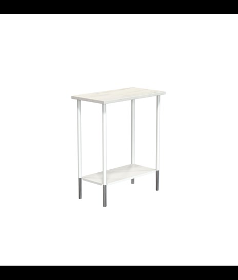 TABLE 3088 » ORIENTAL WHITE / MATT WHITE/POLISHED STAINLESS