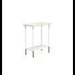 TISCH 3088 » ORIENTAL WHITE / WEIß MATT/KUPFER GEBÜRSTET