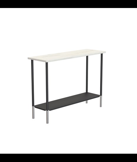 MÖBELSET 3089 » ORIENTAL WHITE / MATT SVART/BORSTAD ROSTFRITT