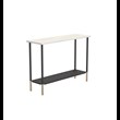 MÖBELSET 3089 » ORIETNTAL WHITE / MATT SVART/BORSTAD GULD