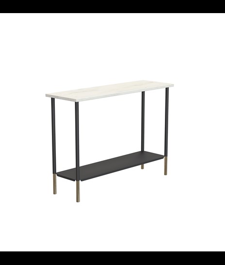 MÖBELSET 3089 » ORIENTAL WHITE / MATT SVART/POLERADGULD