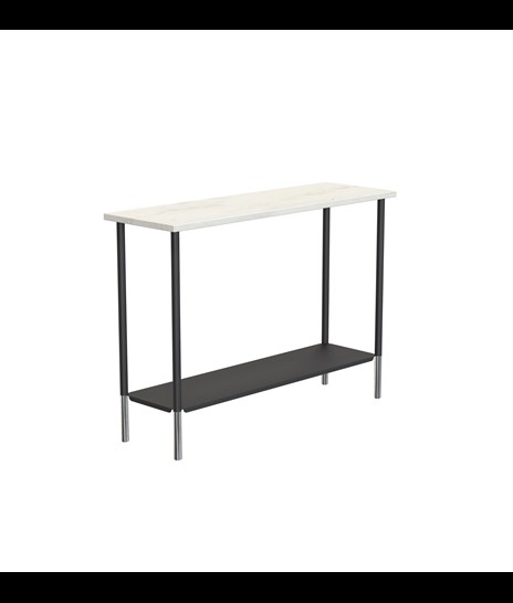 MÖBELSET 3089 » ORIENTAL WHITE / MATT SVART/POLERAD ROSTFRITT