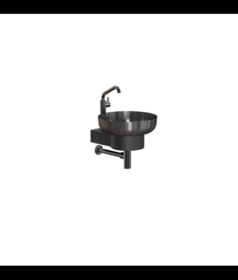 BASIN SET 4001 » MATT BLACK/BRUSHED BLACK