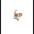 BASIN SET 4001 » MATT WHITE/BRUSHED COPPER