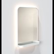 MIROIR TB600 AVEC LED-PANNEAU ARRIÈRE » BLANC MAT