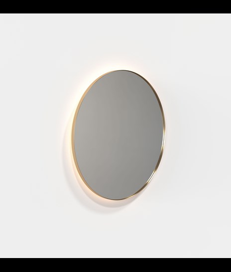 MIRROR 4131 INCL. LED-BACK LIGHT » BRUSHED GOLD