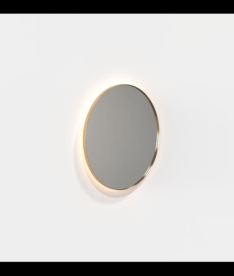 MIRROR 4142 INCL. LED-BACK LIGHT » BRUSHED GOLD