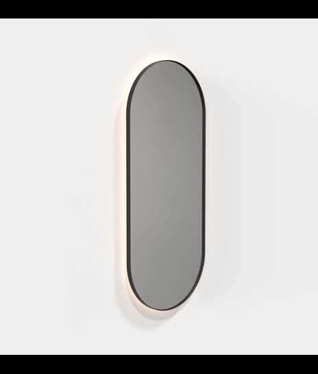 SPEGEL 4146 INKL. LED-BAKPLATTA » MATT SVART