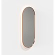 MIROIR 4146 AVEC LED-PANNEAU ARRIÈRE » CUIVRE BROSSÉ