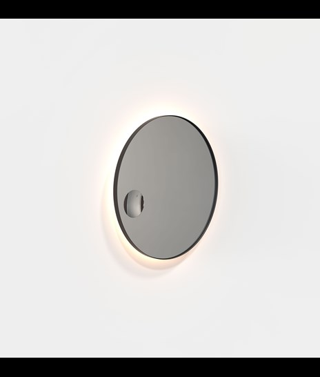 SPECCHIO 4147 CON PANELLO-LED » NERO OPACO
