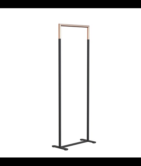 CLOTHES STAND 6002H » MATT BLACK / BRUSHED COPPER