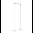 CLOTHES STAND 6002H » MATT WHITE / POLISHED STAINLESS