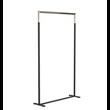 CLOTHES STAND 6003H » MATT BLACK / POLISHED GOLD