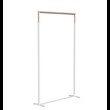 CLOTHES STAND 6003H » MATT WHITE / BRUSHED COPPER