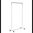 CLOTHES STAND 6005H » MATT WHITE / BRUSHED COPPER