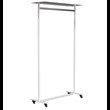 CLOTHES STAND 6010H » MATT WHITE / POLISHED STAINLESS