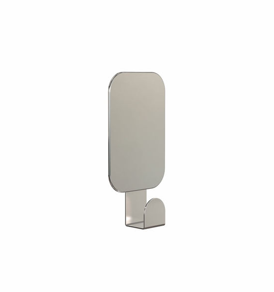 MIRROR 4121 WITH HOOK, 8x12cm