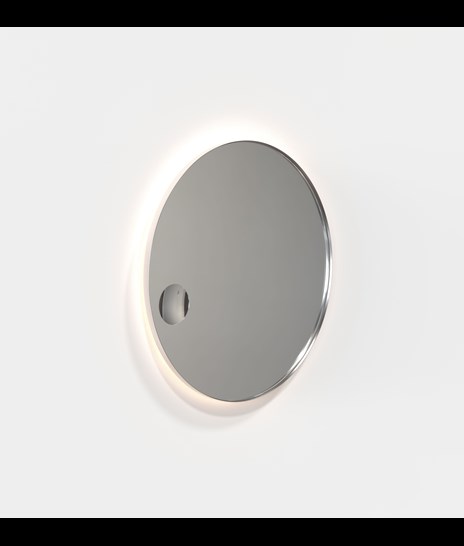SPIEGEL 4141 MET LED-ACHTERPLAAT, Ø1000MM