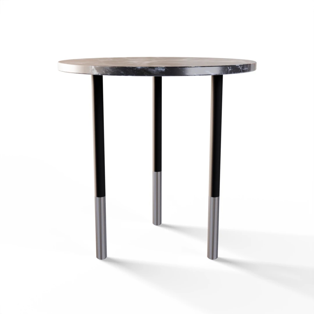 TABLE 2043, Ø450 » VAN GOGH GREY